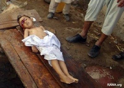 Child killed by US troops